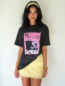 Travis Scott Cactus Jack For Fragment Pink Sunrise Tee