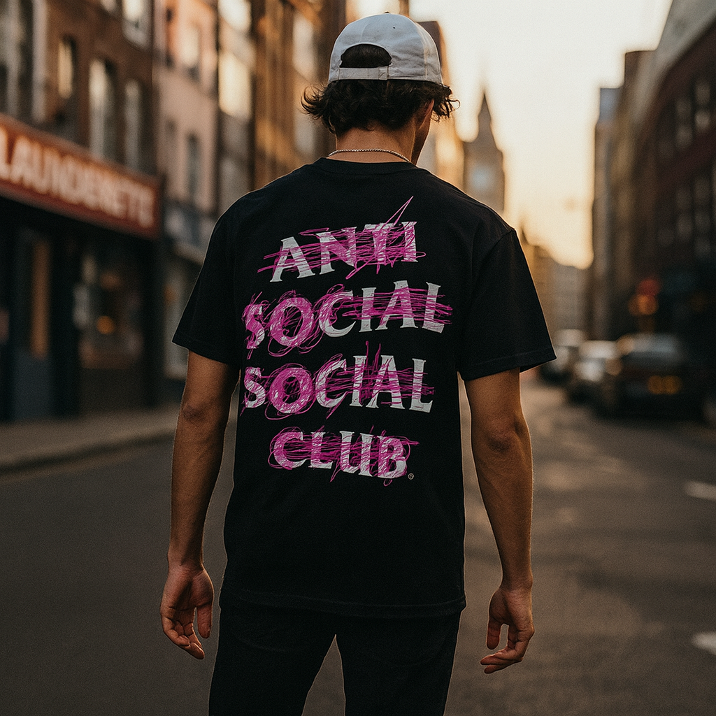 Anti Social Social Club Never Mind Black Tee