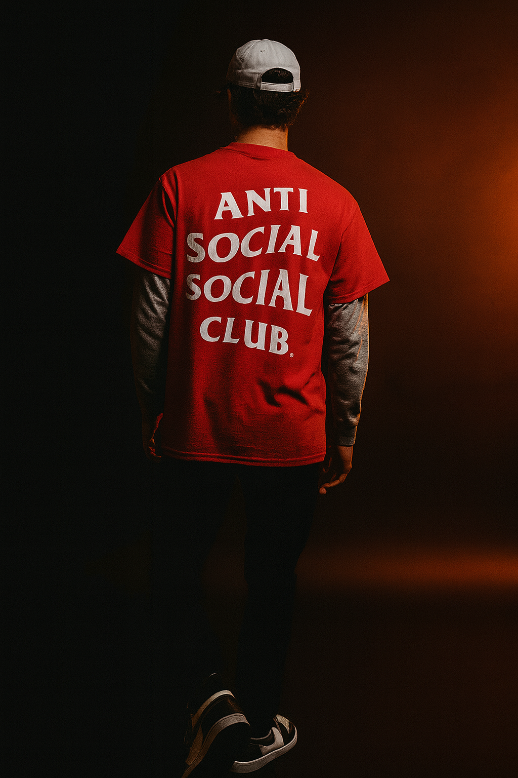 Anti Social Social Club Add Me Red Tee