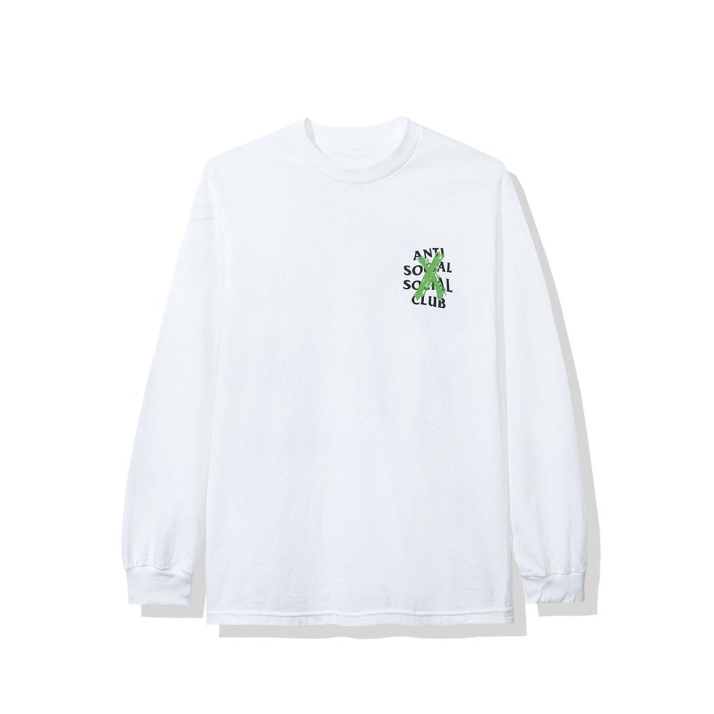 Anti Social Social Club Cancelled Remix White Long Sleeve Tee
