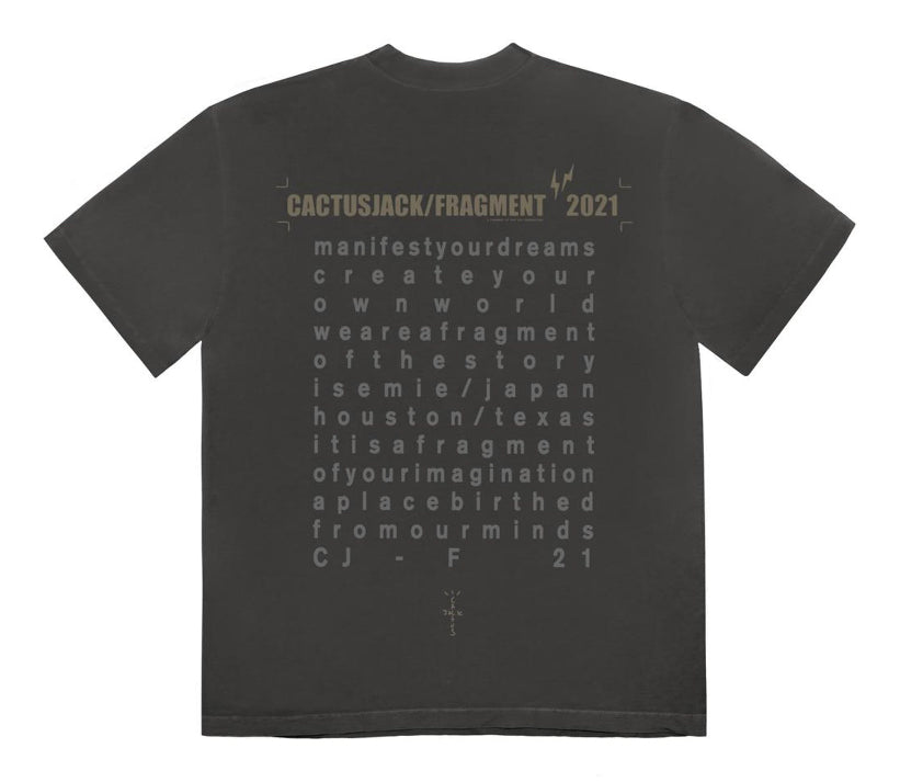 Travis Scott Cactus Jack For Fragment Create Tee