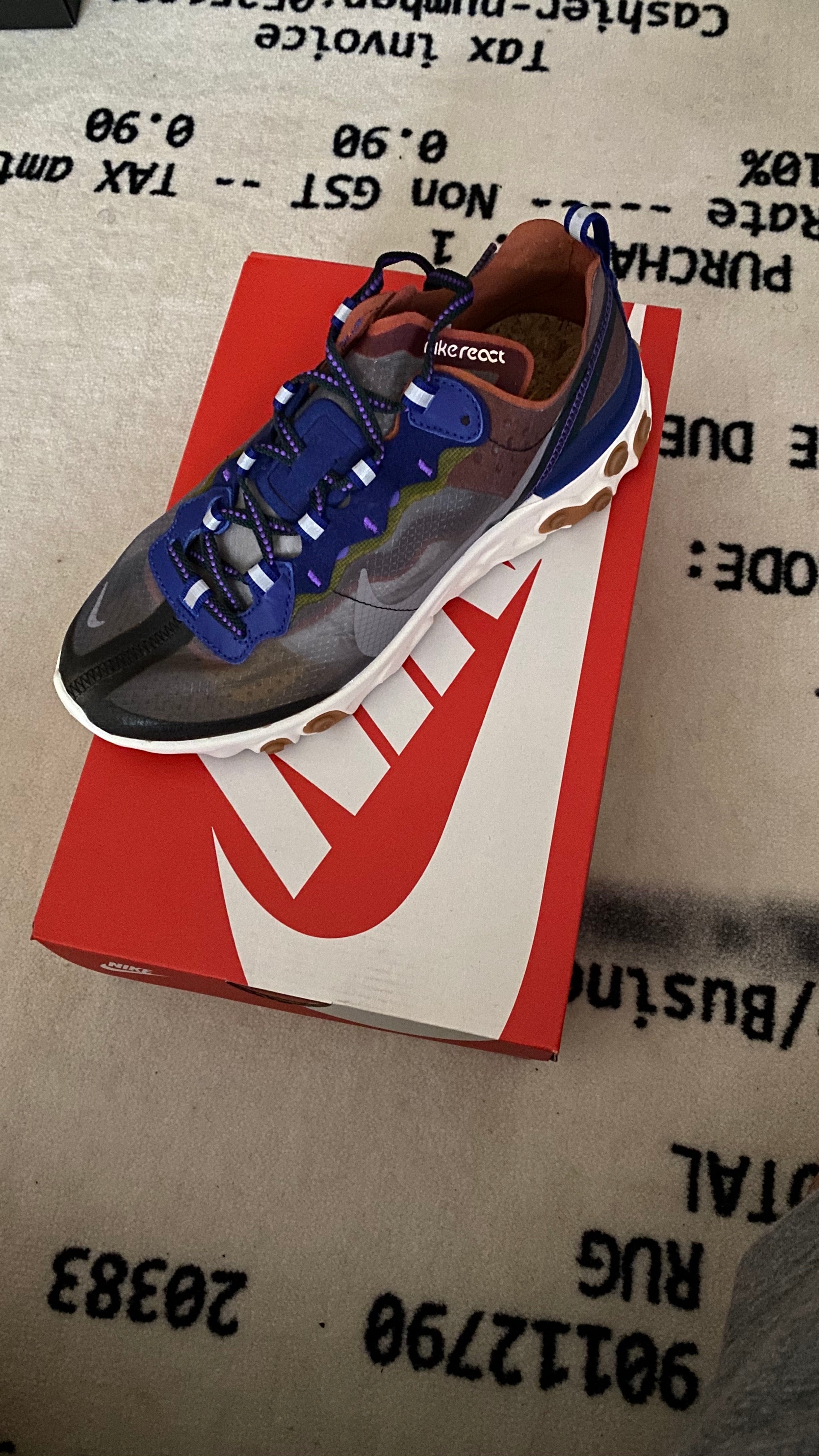 Nike React Element 87 Dusty Peach