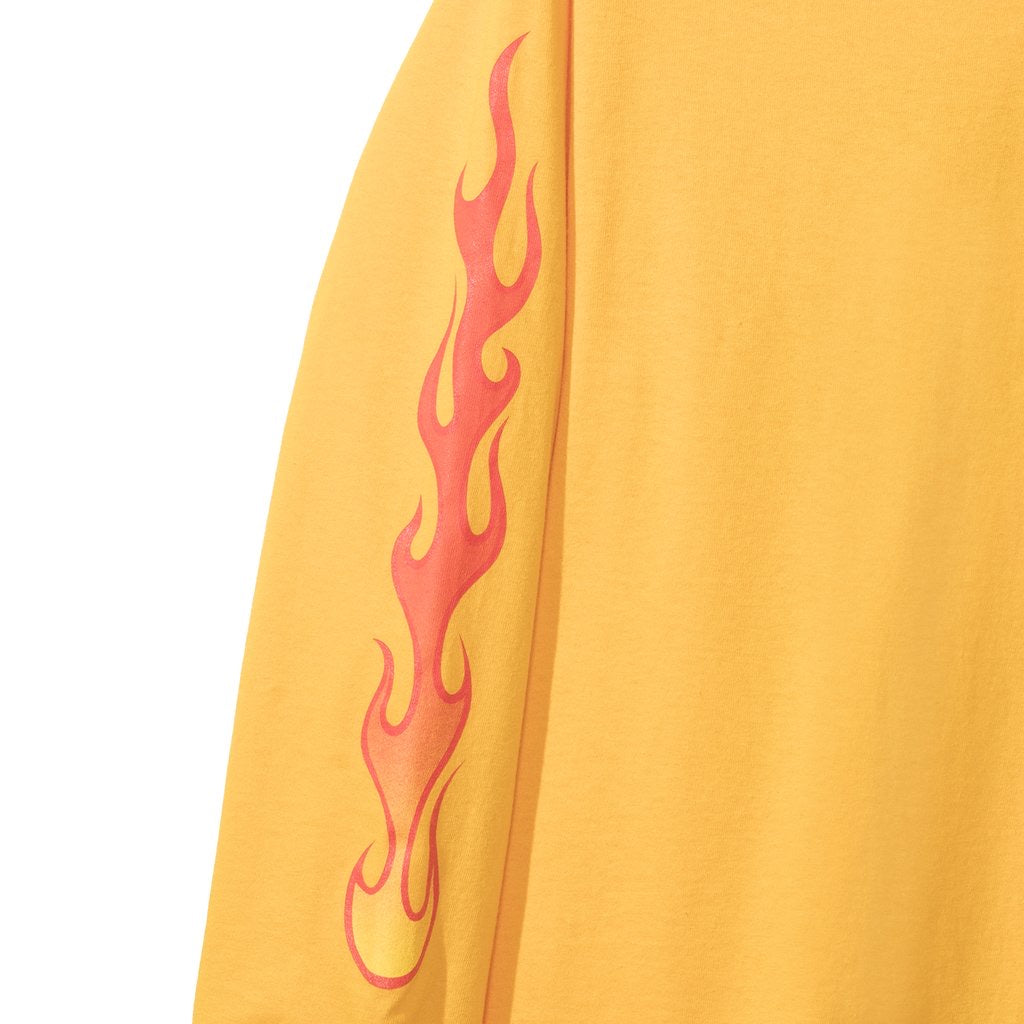 Anti Social Social Club Firebird Yellow Long Sleeve Tee