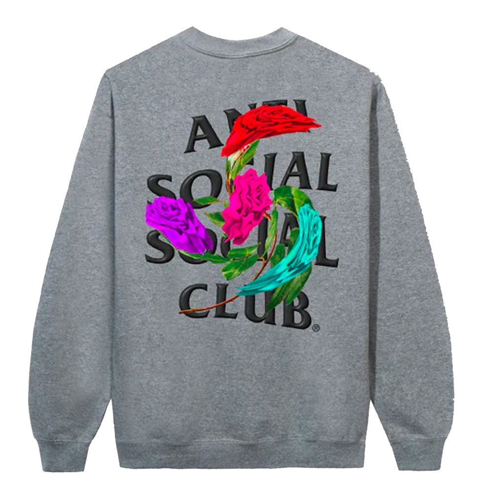 Anti Social Social Club Thorns Heather Grey Crewneck