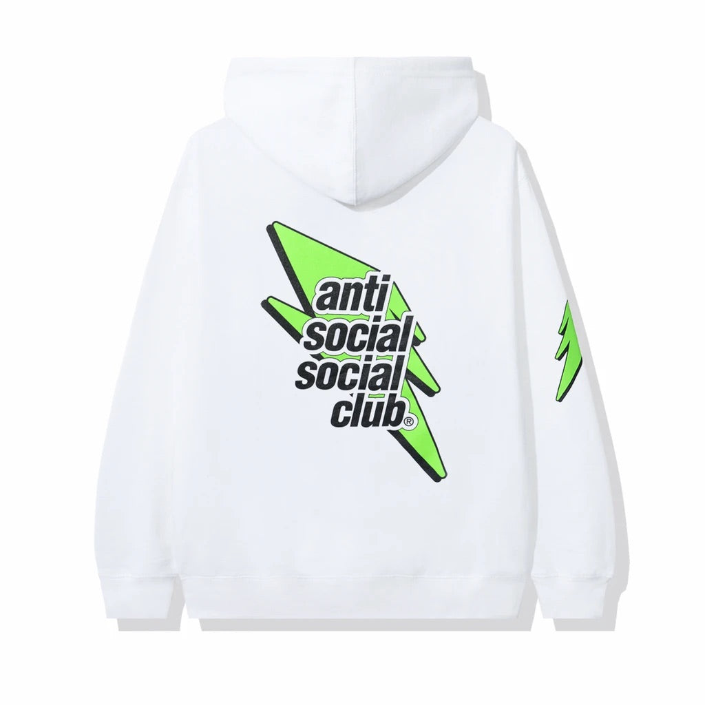 Anti Social Social Club Careless Bolt White Hoodie