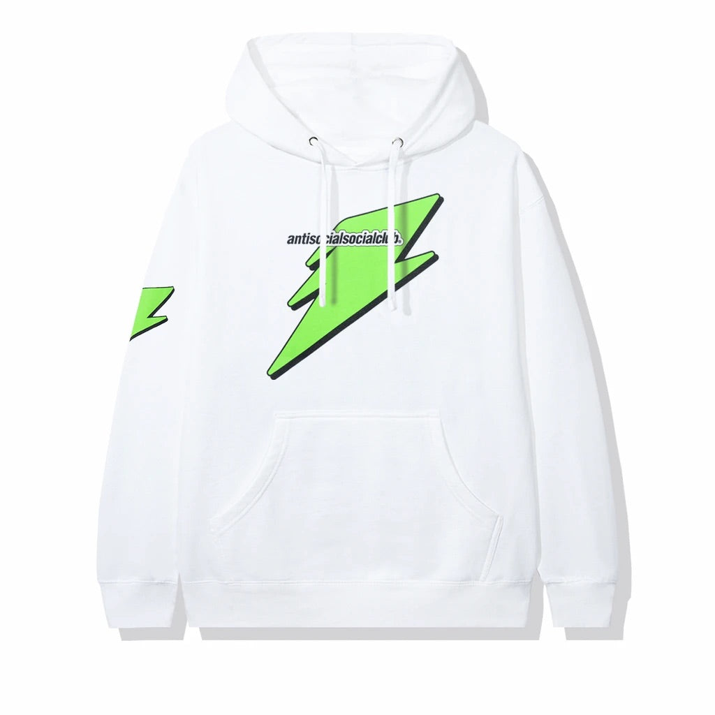 Anti Social Social Club Careless Bolt White Hoodie