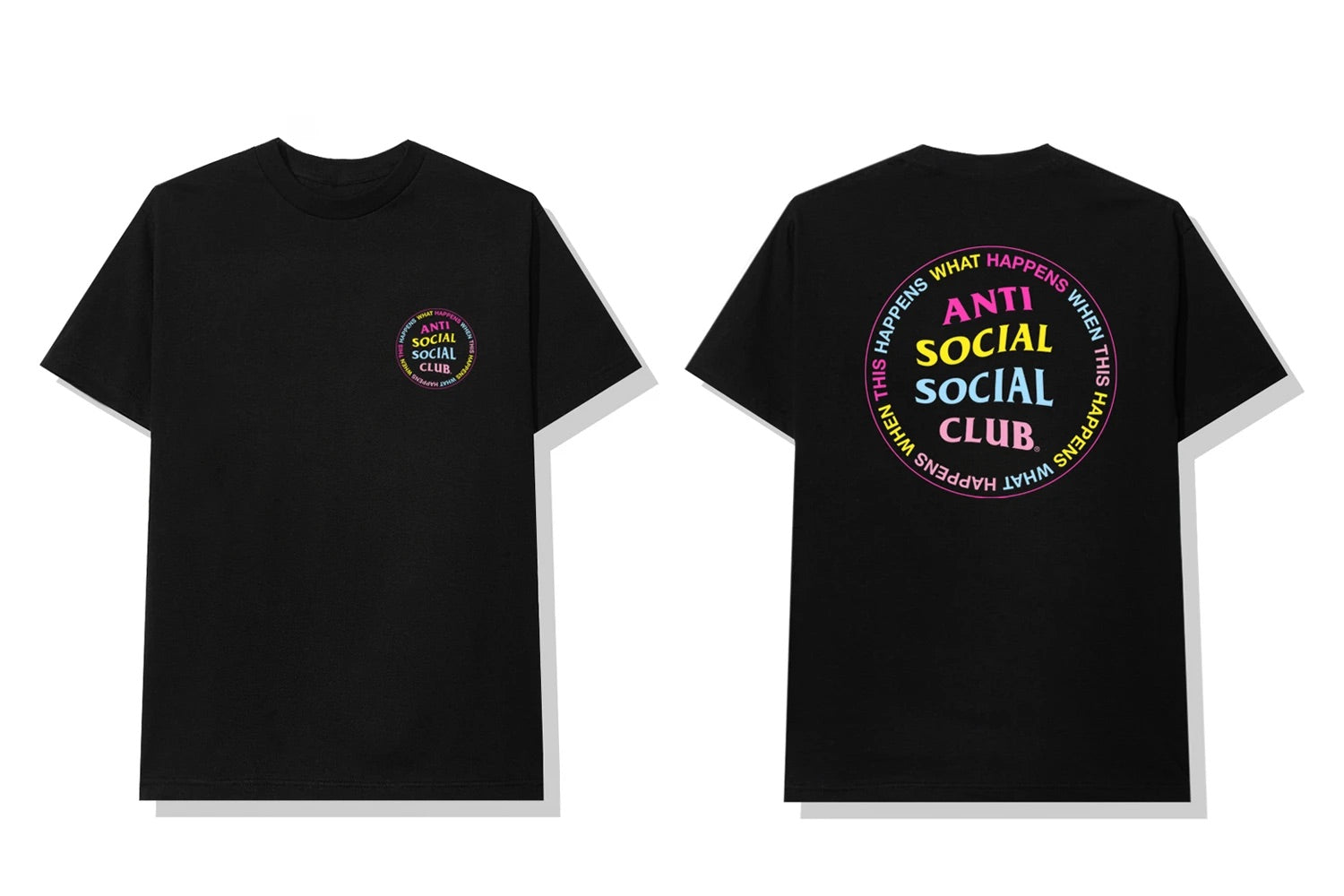 Anti Social Social Club What Happened Black Tee