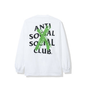 Anti Social Social Club Cancelled Remix White Long Sleeve Tee