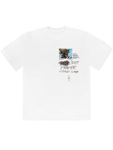 Travis Scott Portrait of Travis WIP White Tee