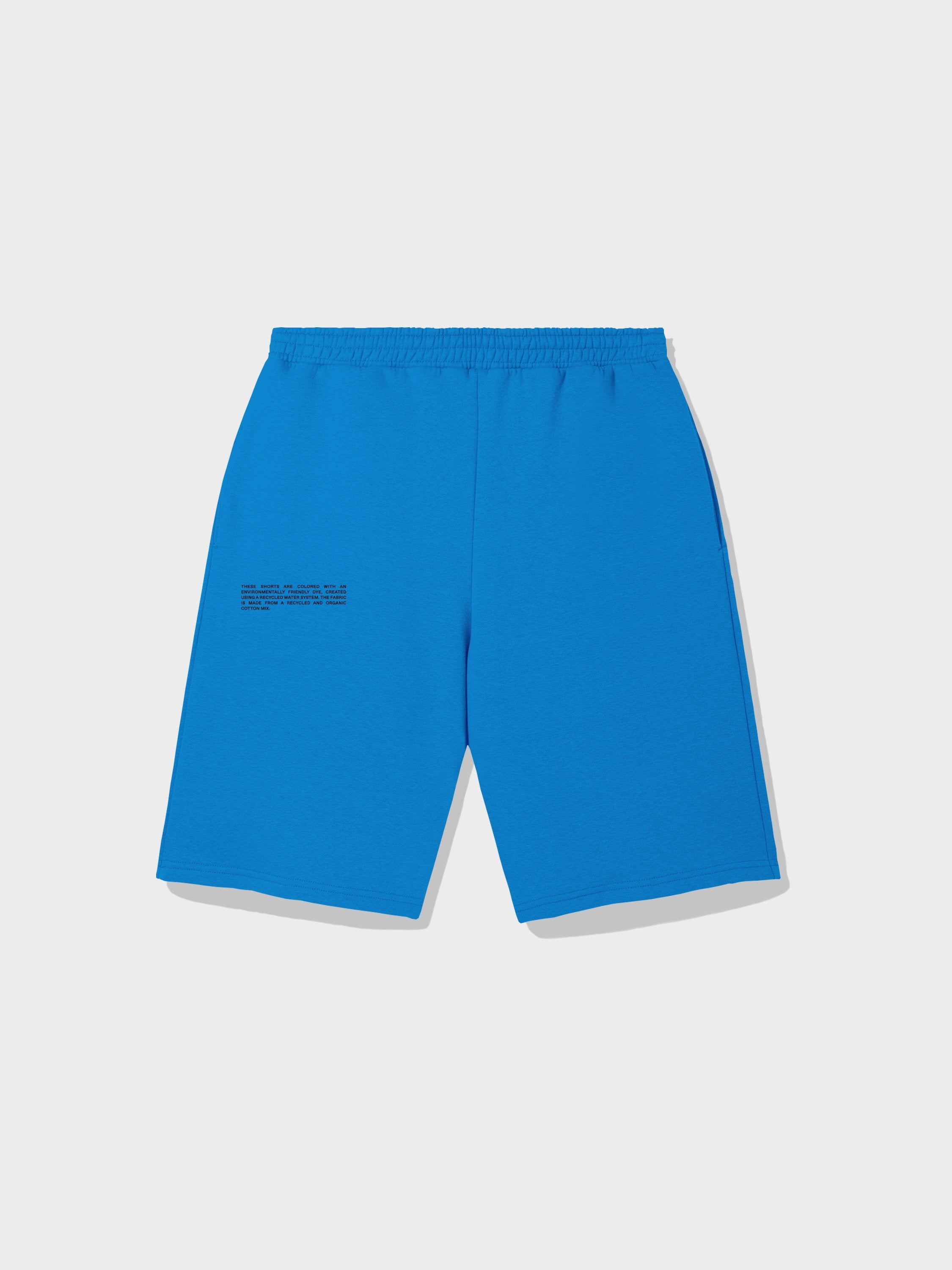 Kids Lightweight Organic Cotton Long Shorts—Cobalt Blue